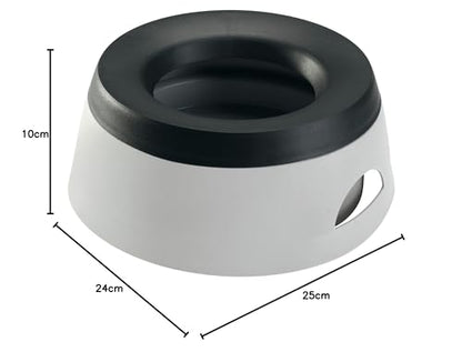 HUNTER Reisenapf ROAD REFRESHER, 1400 ml Fassungsvermögen, ideal für unterwegs und Autofahrten, innovativer Auslaufschutz durch Schwapp-Stopp-Einsatz, sicherer Stand dank Klett, leicht zu reinigen