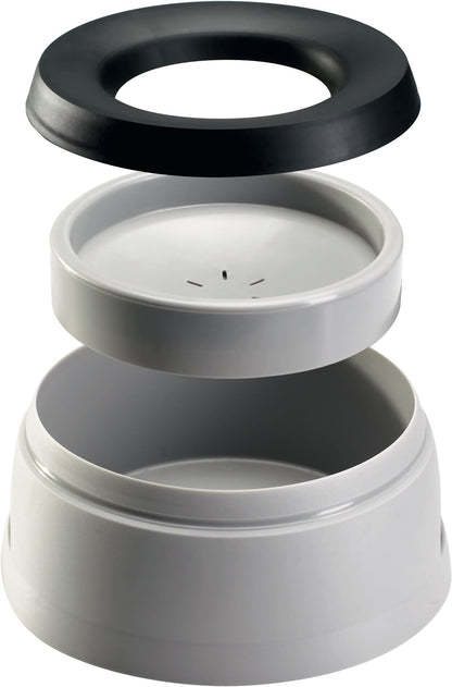 HUNTER Reisenapf ROAD REFRESHER, 1400 ml Fassungsvermögen, ideal für unterwegs und Autofahrten, innovativer Auslaufschutz durch Schwapp-Stopp-Einsatz, sicherer Stand dank Klett, leicht zu reinigen