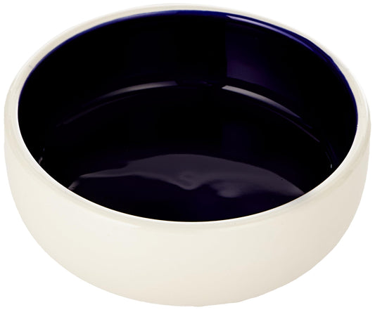 TRIXIE Napf KERAMIKNAPF spülmaschinengeeignet 0,3 l ø 13cm creme/blau für Katzen
