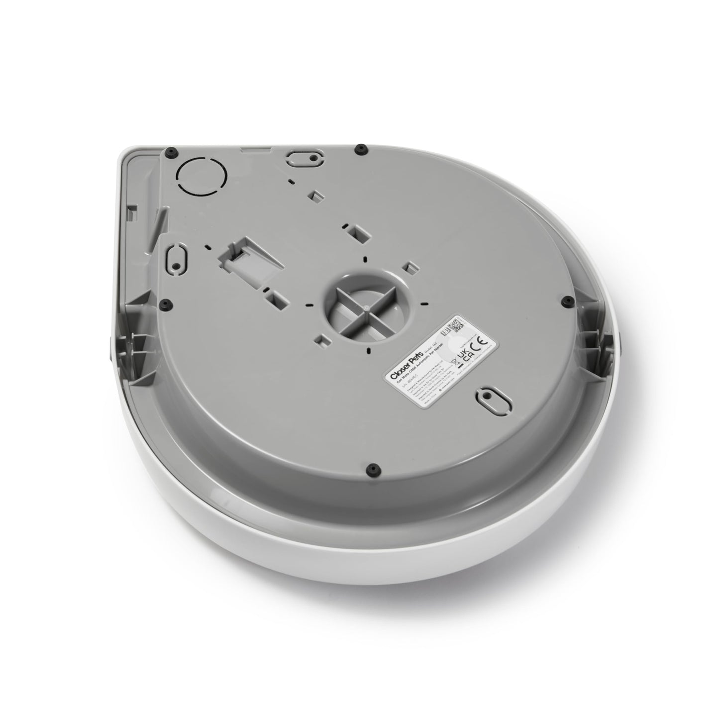 Cat Mate C500 Automatischer Futterautomat mit Digitalem Timer und 5 Näpfen – Für Katzen und Kleine Hunde, Nass- oder Trockenfutter, Inklusive Zwei Kühlakkus, 5 Mahlzeiten Bis zu 330 g Pro Stück, Weiß